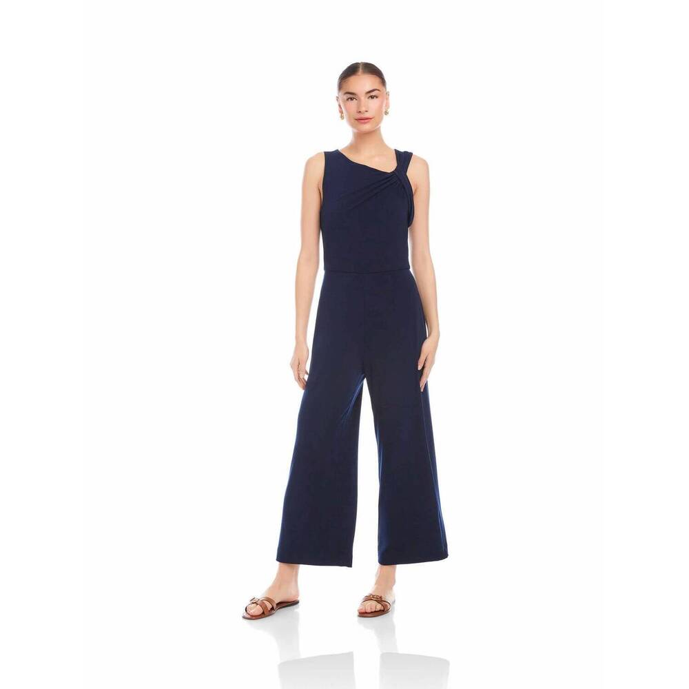 NEW FIFTEEN TWENTY becca cropped jumpsuit in navy